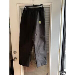 TideWe Rain Pants Men Size Small Black Excellent Waterproof Hiking Fishing RS002